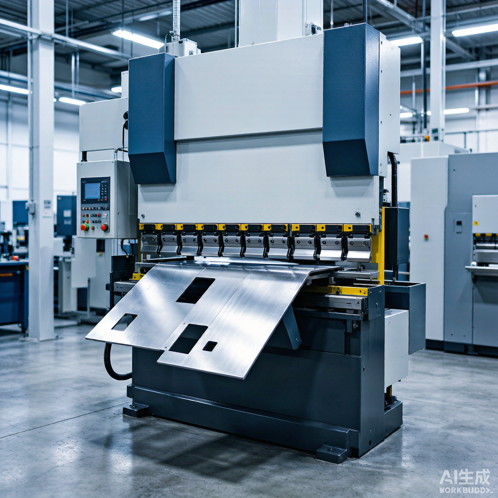 120T CNC press brake bending steel sheet with precision back gauge